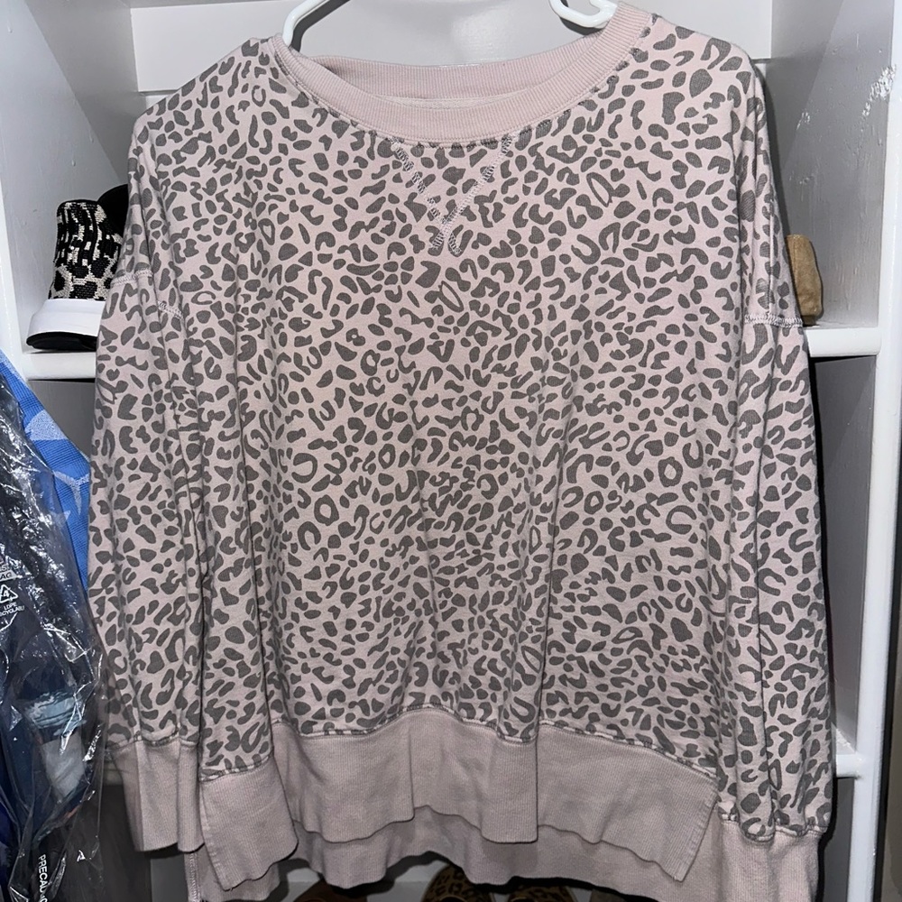 Pink Lily Sweatshirt